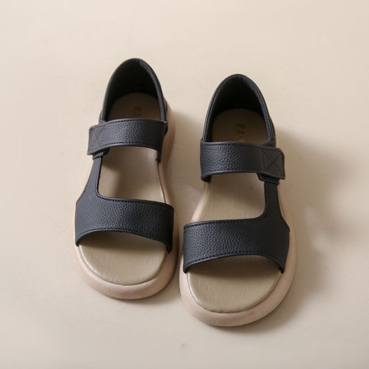 👡💥Ograničena ponuda【35-43】Nove retro sandale od mekane kože u umjetničkom stilu|mekani potplat, udobne i ne umaraju stopala