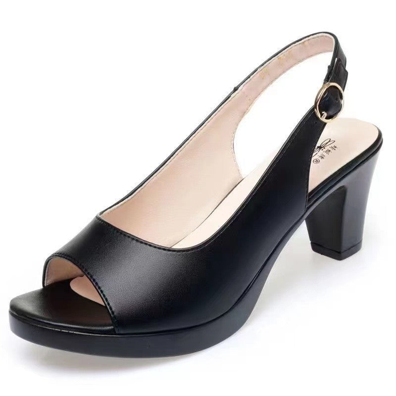 💞👡Ljetne cipele s visokom potpeticom: ležerne i elegantne sandale na visoku petu s ribljim ustima