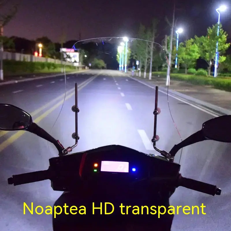 💥💥🏍️【Debljina 2,0 mm, visina 37 cm】Novi univerzalni vjetrobran za motocikle i električna vozila (model 2026.)