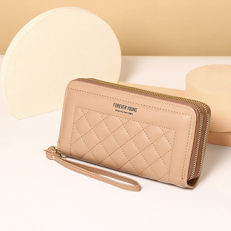 【🔥Kupte 1 a získejte 1 zdarma】2025 nejnovější módní dámská vícevrstvá peněženka s dvojitým zipem3904867