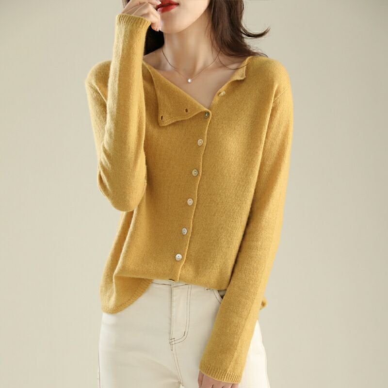 🩰💛Oferta limitada 39% de descuento【40-80 kg】Nueva chaqueta de lana tejida de primavera - suave y delicada con la piel--3913961