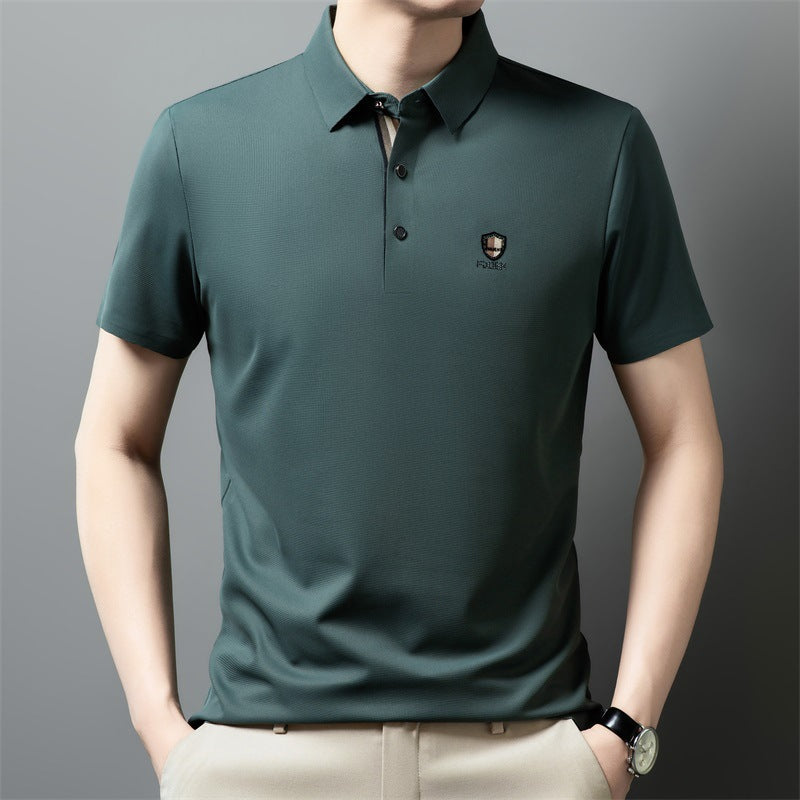 【M-4XL】Nova polo majica kratkih rukava s ovratnikom od ledene svile za ljeto 2026. Iznimno udobna.