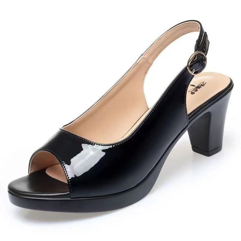 💞👡Ljetne cipele s visokom potpeticom: ležerne i elegantne sandale na visoku petu s ribljim ustima
