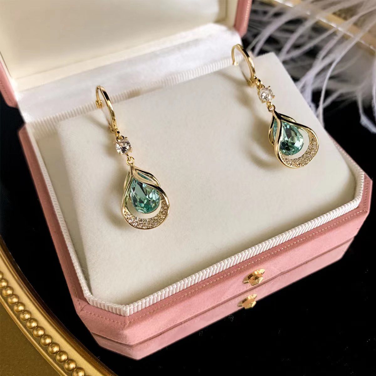 💎✨Rasprodaja s velikim sniženjem cijene! Izvrsne i elegantne dijamantne naušnice (par)