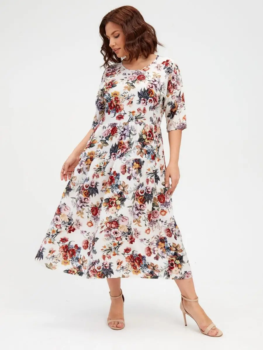 ✨【S-5XL】Nuevo vestido de verano para mujer, fresco y elegante, agradable para la piel y suave, de talla grande