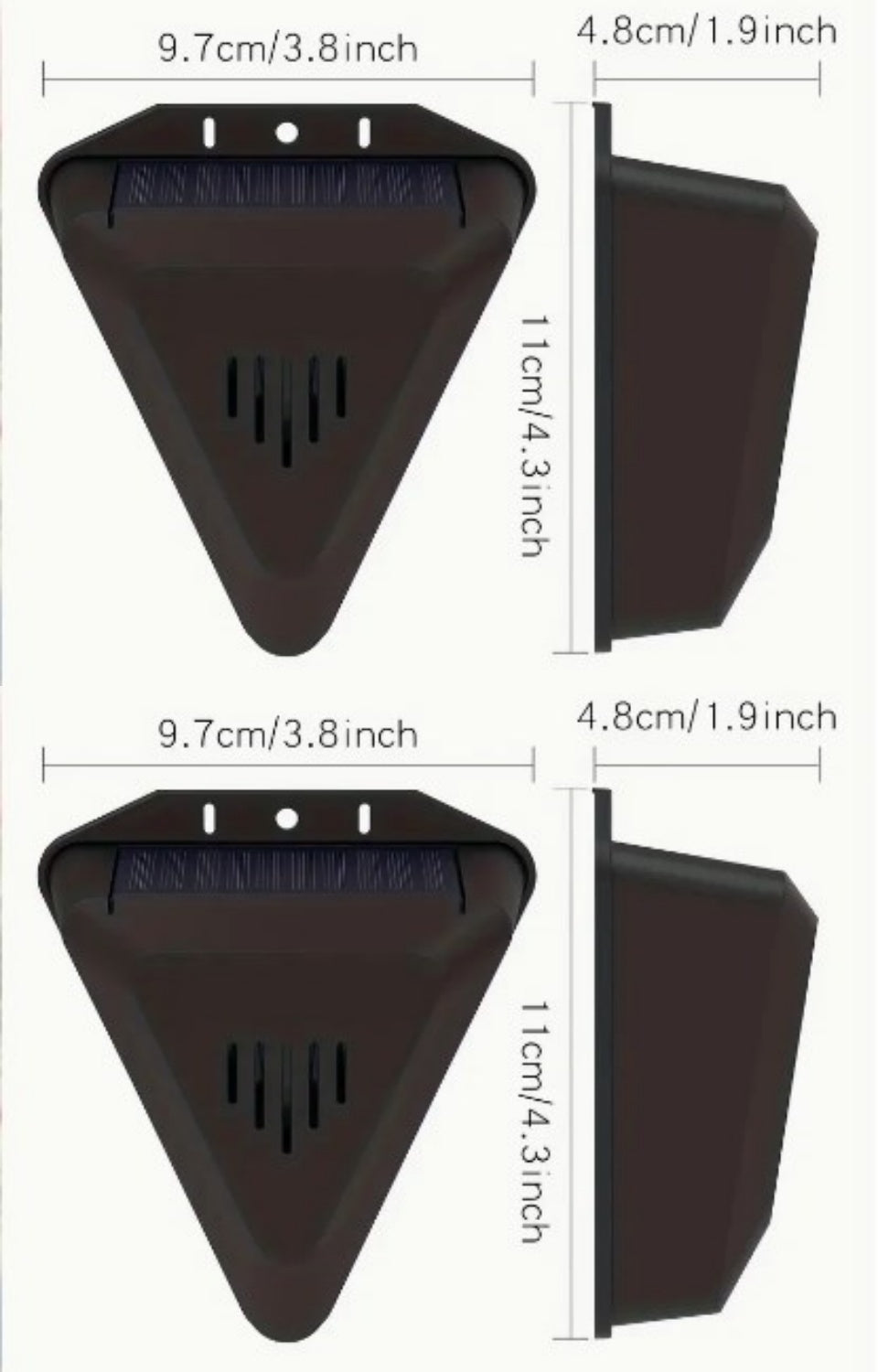 ✨📢【Compra 1, llévate 1 gratis】Repelente de aves solar con sonido y luz para huerto, estanque de peces, arrozales - 3744698