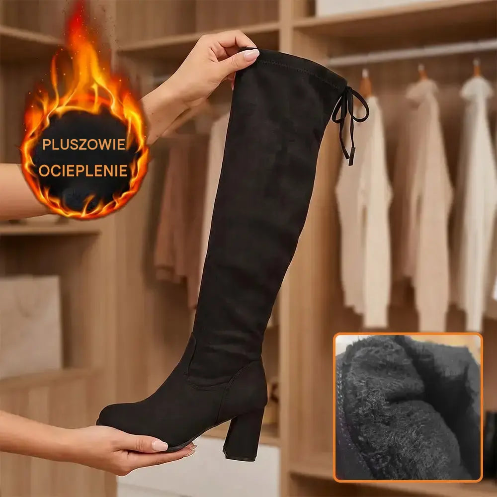 【35-43】Zimska toplina 👢 Ženske čizme preko koljena 👢 — Odmah dodajte eleganciju!