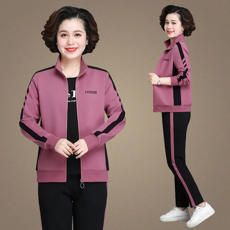 🔥【50% popusta】🔥【Jakna + hlače】😍 Novi jesenski casual sportski komplet, veće veličine 【M-5XL】