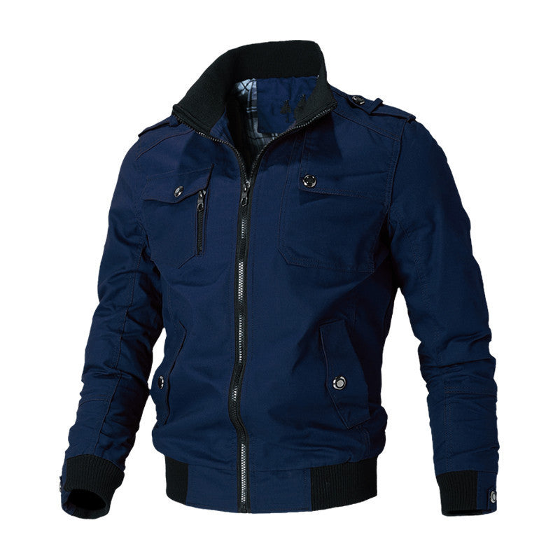 🔥【M-5XL】2024. Nueva chaqueta militar de alta calidad para hombre para otoño e invierno.3788521