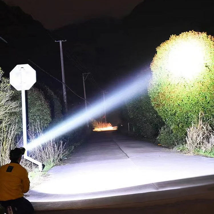 2024. Buena calidad: linterna frontal recargable de alta potencia y súper brillante - 3738551