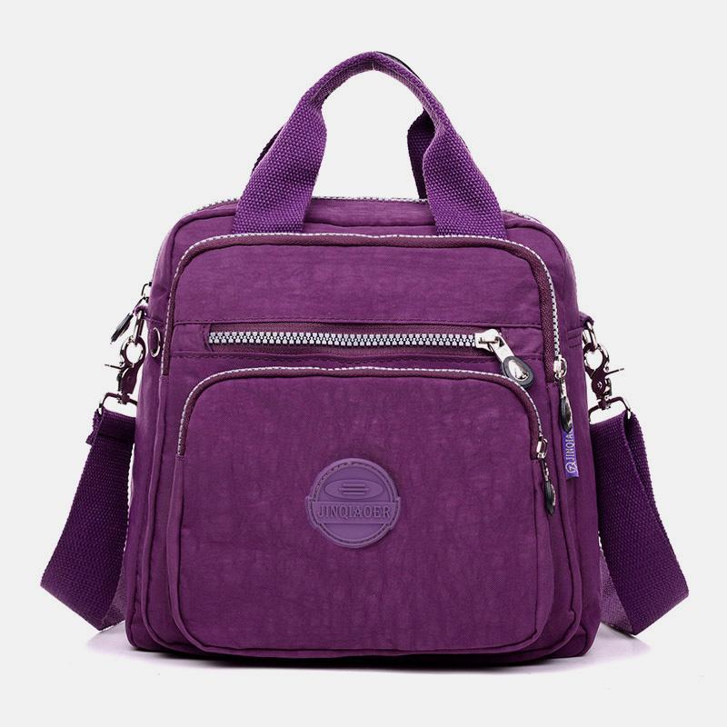 🔥👜【Vremenski ograničena ponuda: 50% popusta!!】🎒2025 Novi ženski najlonski ruksak s dvostrukim patentnim zatvaračem, torba za rame velikog kapaciteta