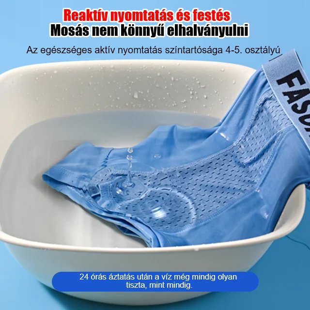 【Paquete de 6】Bóxers de malla transpirables de seda de hielo para hombre