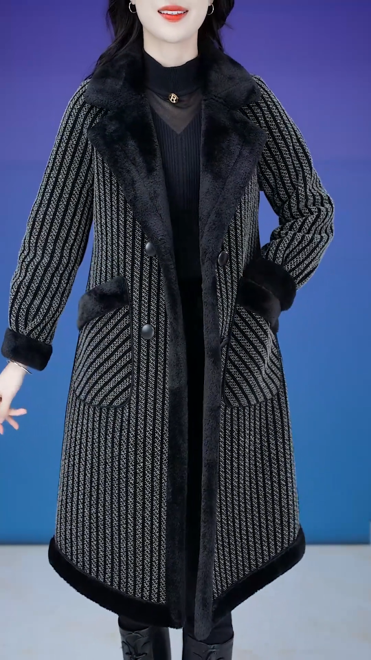 🔥Ograničeno 49% popusta🔥【M-4XL】Nova zimska kolekcija 2024, moderna, debela, mekana i topla ženska karirana kaput✨3824736