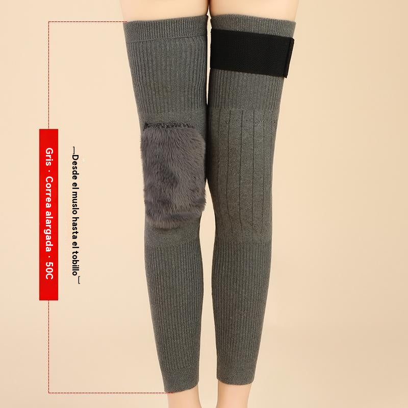🦵🔥 Rodilleras térmicas largas de invierno – alivio del frío y dolor articular, cálidas y antideslizantes