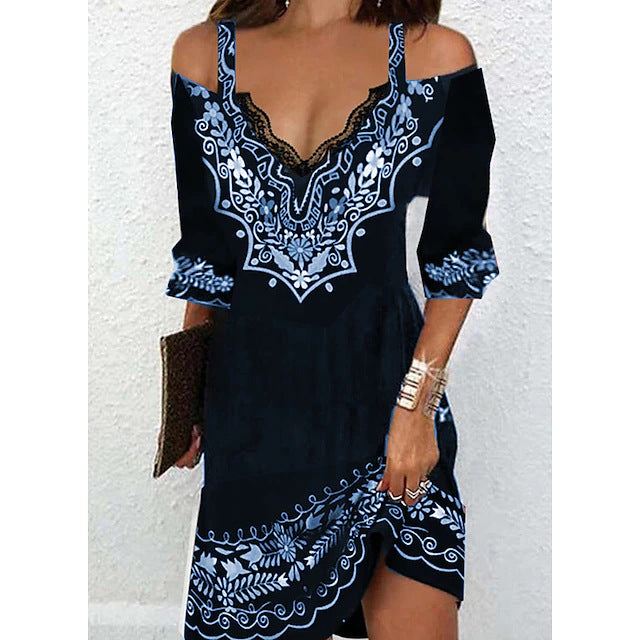 👗🌸【S-5XL】Нова рокля с дълъг ръкав пролет-лято 2026 - Копринено докосване