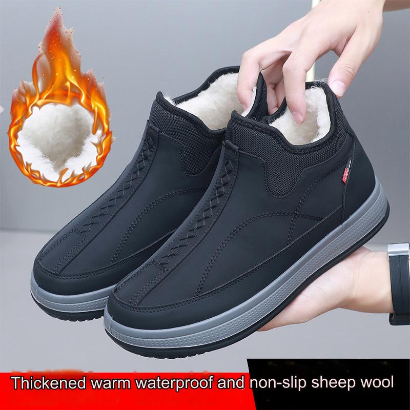 🔥Oferta limitada 50% de descuento🔥Botas de nieve de invierno para hombre nuevas 2024, antideslizantes, más gruesas con forro polar, cálidas, suaves y cómodas3811921