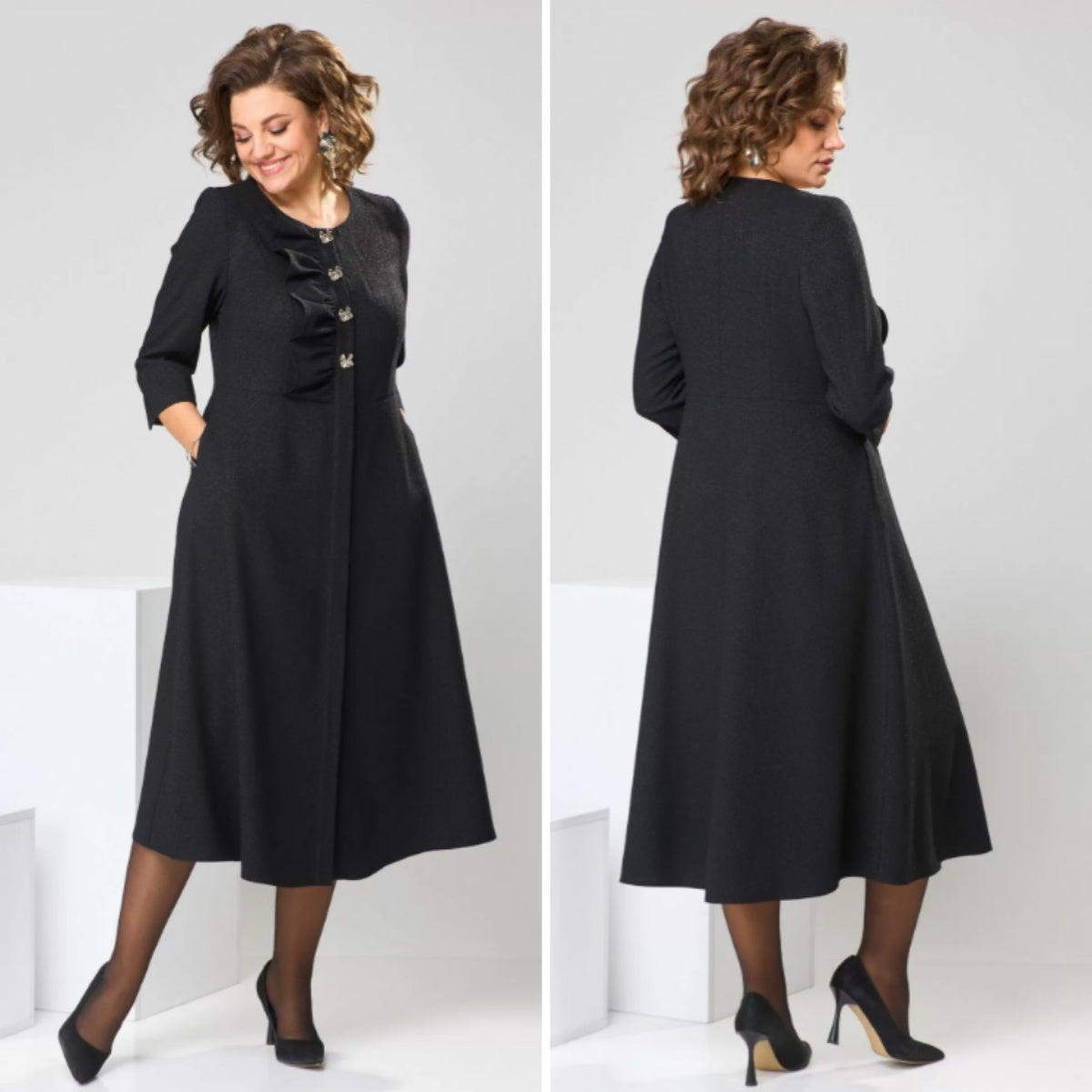 🍁【S-5XL】💞Pamučna moderna, elegantna i udobna haljina - mekana i ugodna za kožu