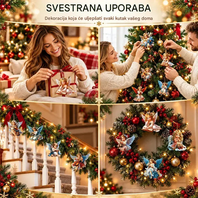 【24 komada】👼Privjesak Viktorijin anđeo