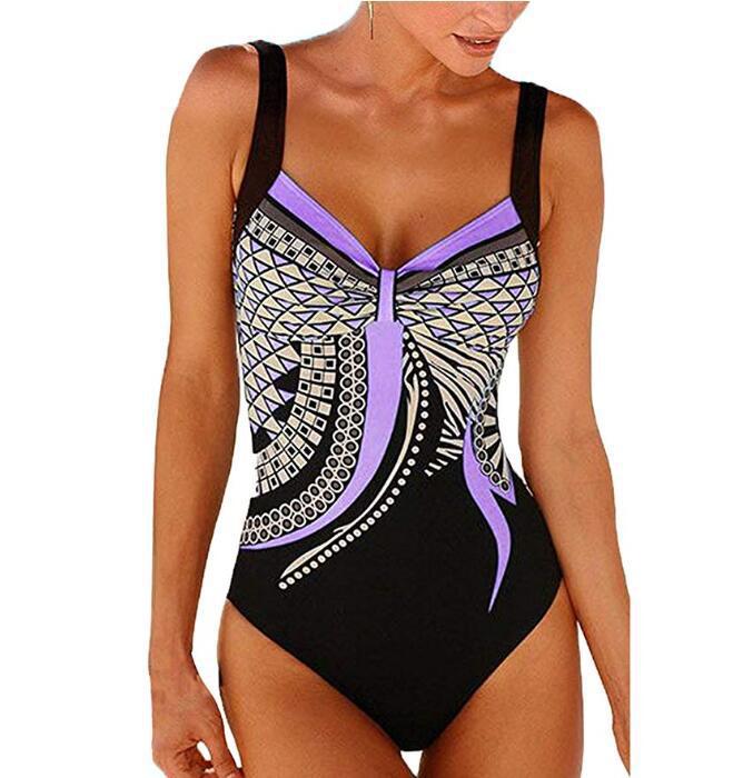 🩱Rebajas🏊♀️2025 Nuevo bañador con estampado retro