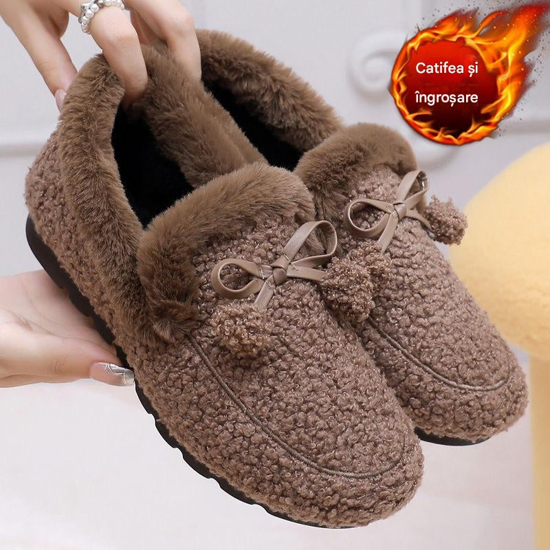 ✨👞Promoción de nuevos productos 43% de descuento【36-41】Zapatos de mujer de moda, cálidos e invernales de alta calidad con forro para uso en exteriores.3828874