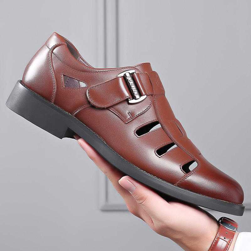 🔥🔥Nuevas sandalias casuales de cuero de moda para hombre 2024.3662226