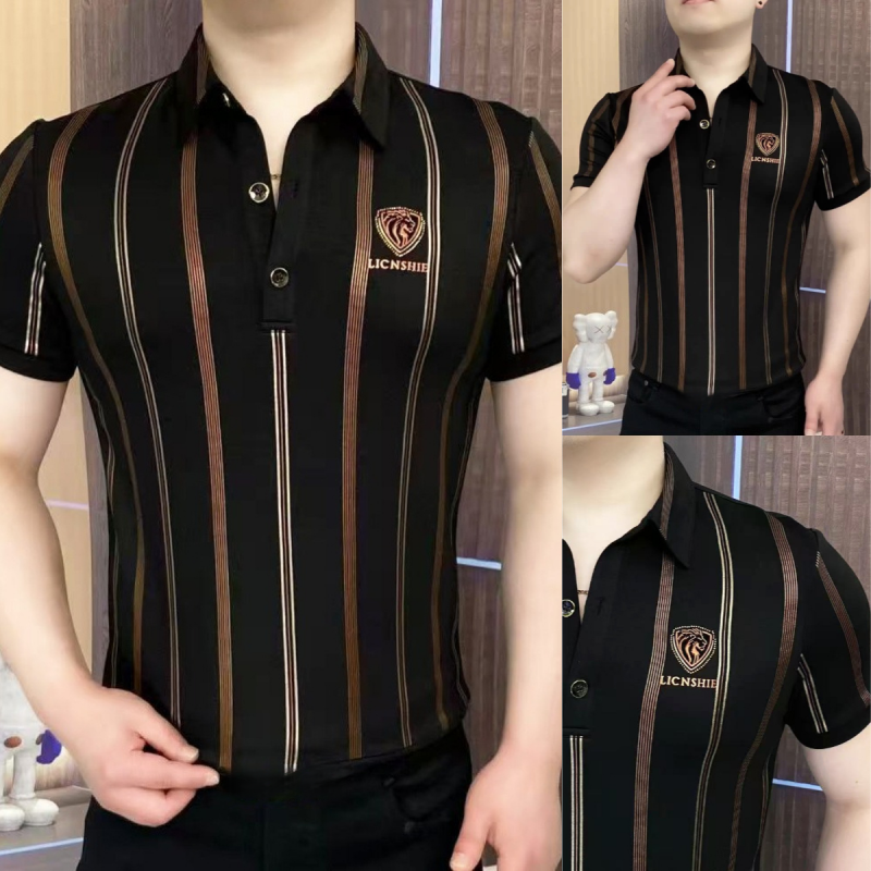 đ„43% popustađ Novo na rasprodaji: MuĆĄka crna elegantna polo majica s reverom