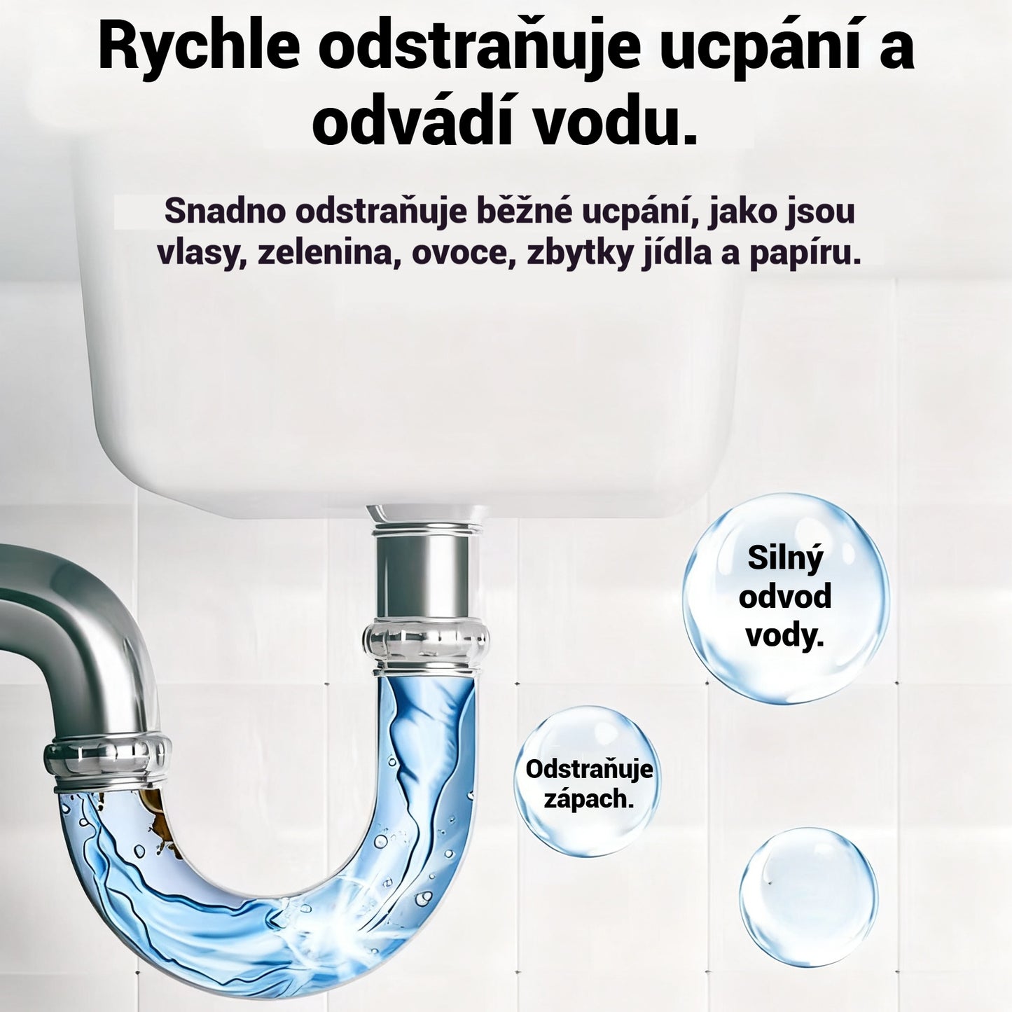 🛁💦【Kupte 1 a získejte 1 zdarma】🌟Čistič dřezů a odpadů: Pěna s vysokou hustotou z extraktů a rozkladných enzymů.