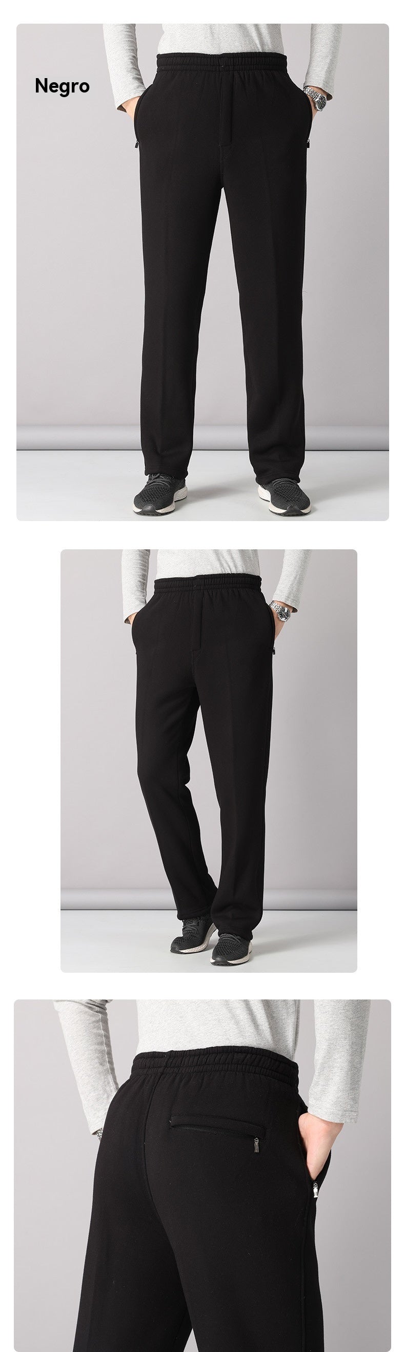 ❄️⛄40% de descuento【XL-5XL】Nueva colección de invierno, 👖 pantalones casuales de lana de cordero gruesa de alta calidad para hombres, cálidos y versátiles para el día a día