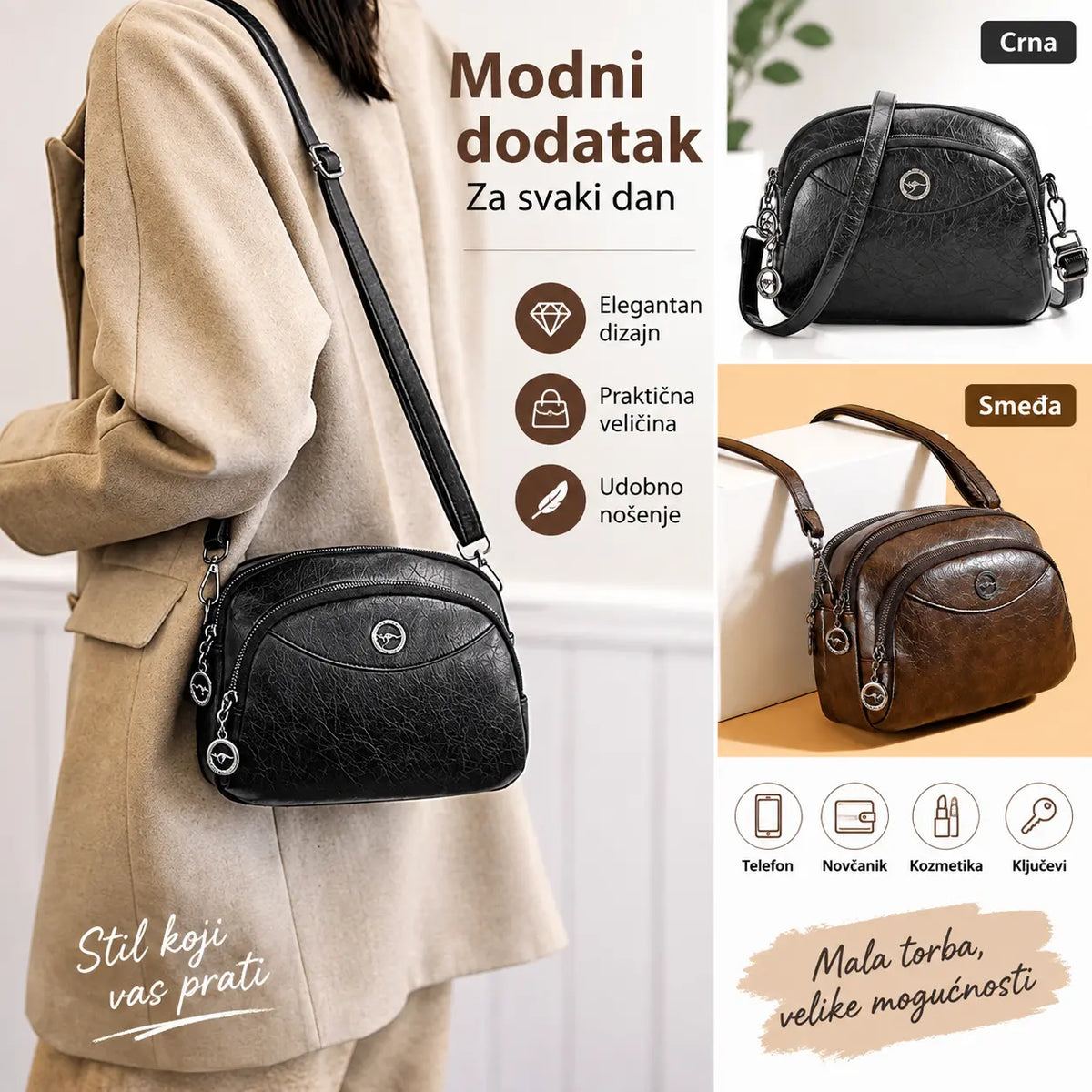 👜 Nova kožna torba velikog kapaciteta godine!