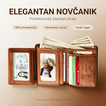 Kupite 1 i dobijte 1 gratis! 👝✨ Novi muški protuprovalni novčanik od prave kože