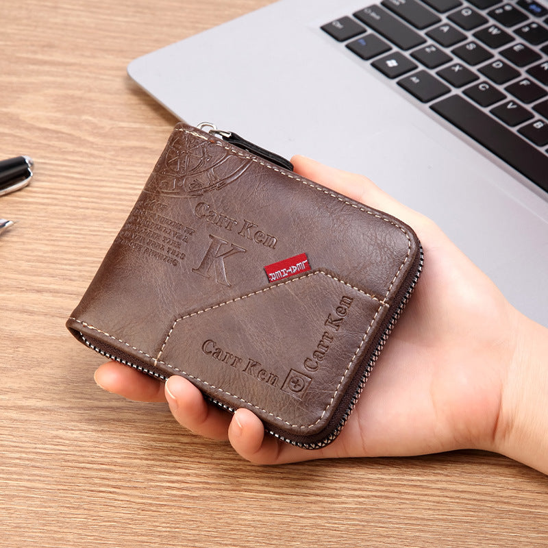 🎉Nuevo lanzamiento 43%🎉【Compra 1 y llévate 1 gratis】Cartera de mano multifuncional de cuero genuino suave para hombre