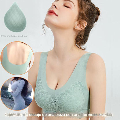 👙【Conjunto de 3 piezas】Sujetador de encaje cómodo nuevo y mejorado, adecuado para tallas grandes (49% de descuento)