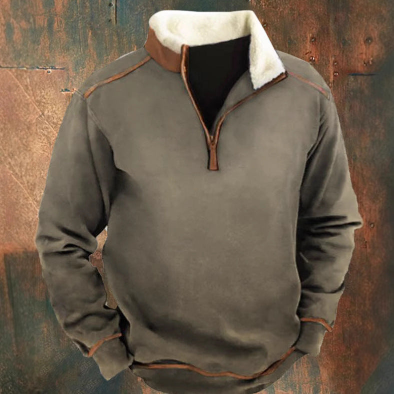 👕【35% de descuento】【S-4XL】Suéter de hombre de moda 2025, otoño-invierno, cálido, de manga larga con estampado 3D
