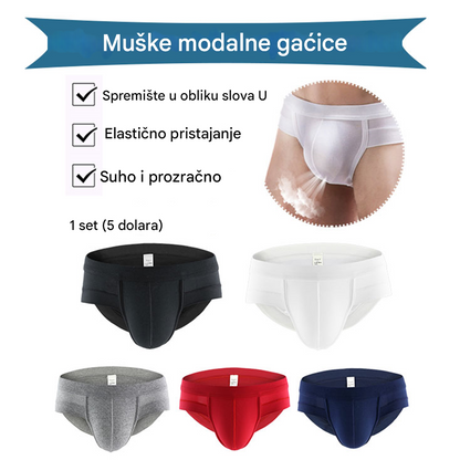 【Kupite 5, dobijte 5 gratis】[M-4XL] 🩲Muške modalne kratke hlače