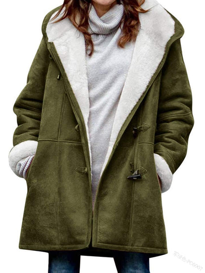 🥼🐏【Novi zimski dolazak: 43% POPUSTA】Elegantna i topla ženska jakna od imitacije brušene kože s flis podstavom za 2025. godinu, veličine S-5XL, ležerna zimska jakna