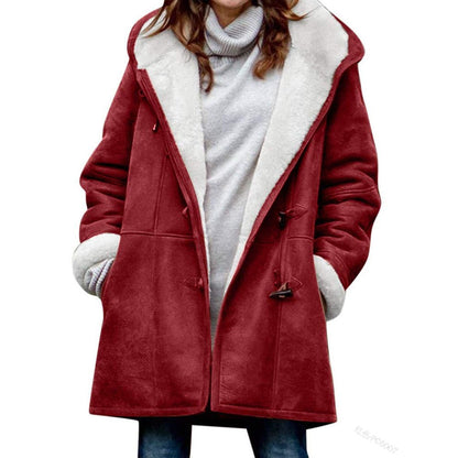🥼🐏【Novi zimski dolazak: 43% POPUSTA】Elegantna i topla ženska jakna od imitacije brušene kože s flis podstavom za 2025. godinu, veličine S-5XL, ležerna zimska jakna