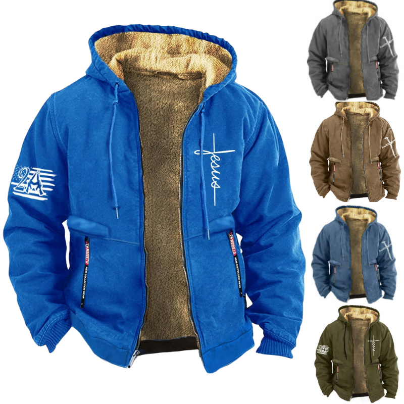 ✨Oferta limitada: 50 % de descuento 【S-3XL】Chaqueta de terciopelo suave, cálida, gruesa y ligera para hombre, ideal para otoño e invierno. 3788559 