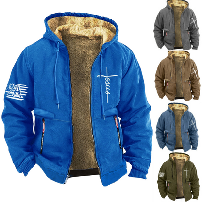 ✨Oferta limitada: 50 % de descuento 【S-3XL】Chaqueta de terciopelo suave, cálida, gruesa y ligera para hombre, ideal para otoño e invierno. 3788559 