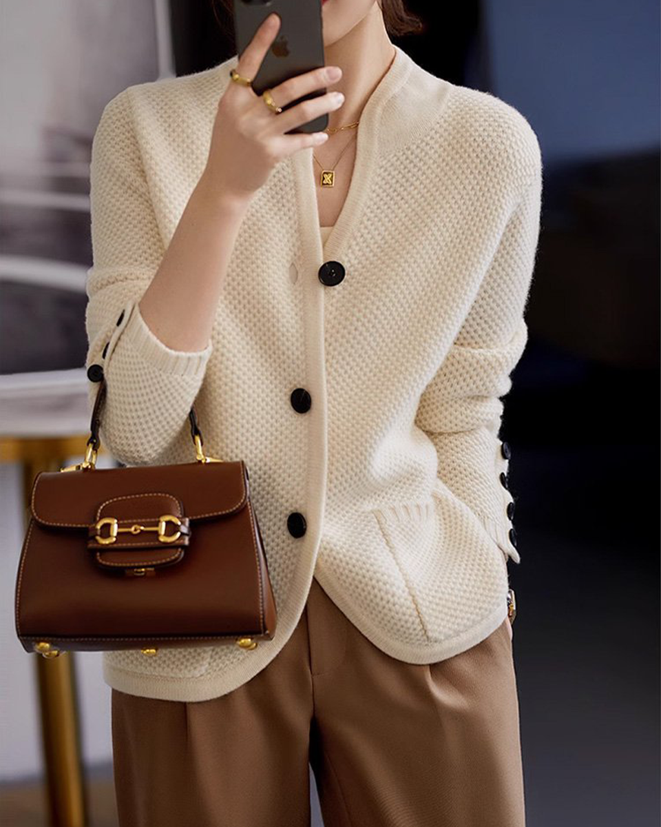 🧥💖✨【Omejena ponudba 50% popust】Francoski elegantni kašmirski plašč, lahek, topel in univerzalen