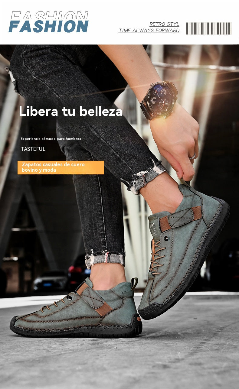🥾👍【30% DE DESCUENTO】【38-48】Zapatos casuales de hombre, para uso diario, trabajo y actividades al aire libre, zapatos de alta calidad cosidos a mano.