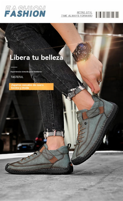 🥾👍【30% DE DESCUENTO】【38-48】Zapatos casuales de hombre, para uso diario, trabajo y actividades al aire libre, zapatos de alta calidad cosidos a mano.