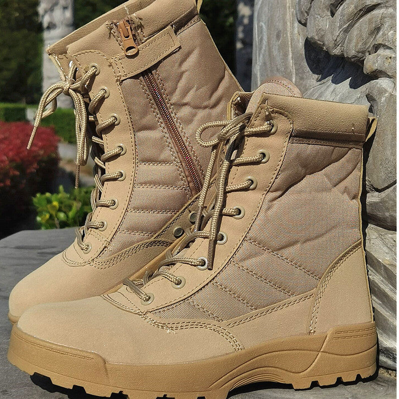 👍【39-45】Botas tácticas militares de alta calidad para otoño e invierno para senderismo, para hombres y mujeres: impermeables, cálidas y resistentes al desgaste