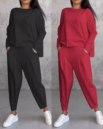 💃Limitovaná zľava 45%, kúp 1 a získaj 1 zadarmo 💖 Nová jednoduchá bavlnená súprava na jeseň a zimu 2025 – vhodná na nosenie von aj ako vnútorná vrstva