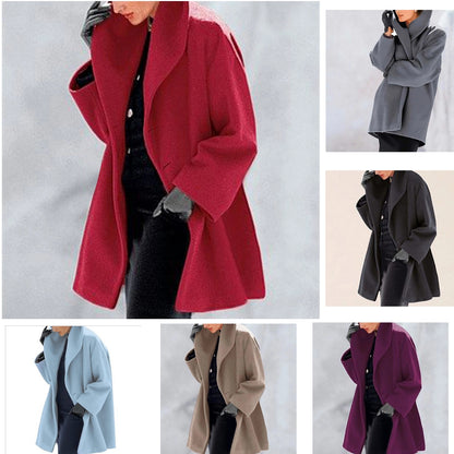 💙🥰【S-5XL】Novi zimski model 2024. Moderne i elegantne srednje dugačke kaput od vune, tople i moderne.3837780