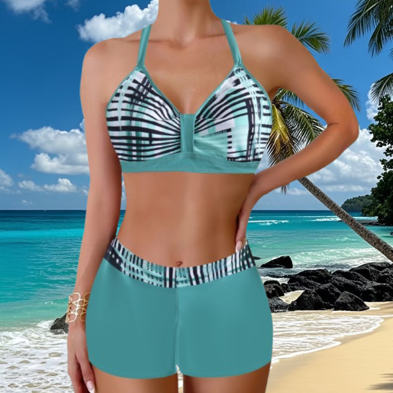 🏖️👙🌴 Kupaći kostim s printom za odmor na plaži — brzosušeći, udoban i prozračan ✨