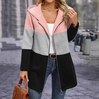 📢📢¡50% de descuento!🎅【S-3XL】💖Nueva sudadera de algodón de alta calidad con bloques de color modernos