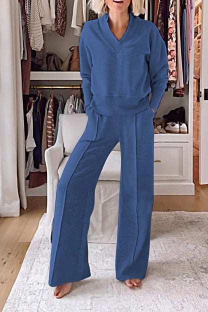 🥰📢 ¡50% de descuento! [M-5XL] Conjunto de dos piezas para mujer 2026 de algodón puro de alta calidad, manga larga, suave, cómodo y fácil de combinar ✨