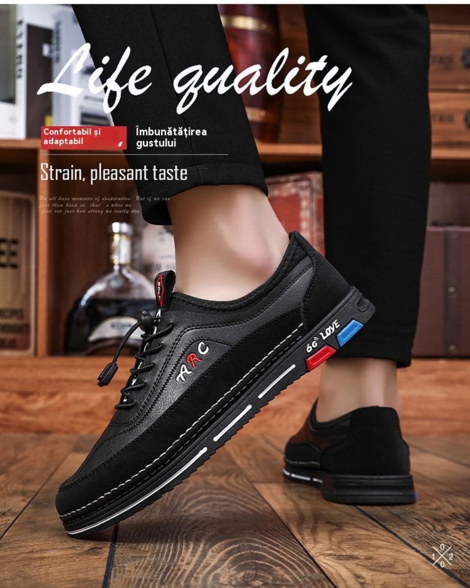 💯🔥【39-48】Moški poslovno-priložnostni čevlji so izdelani iz vodoodpornega in proti madežem odpornega usnja z mehkim podplatom za udobno nošenje.