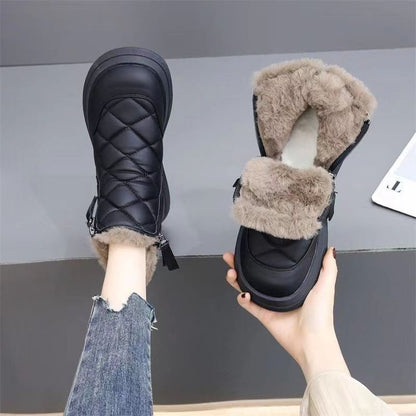 👢【35-41】Jesensko-zimska novost, vodoodporni, protizdrsni, topli in modni, mehki kratki škornji