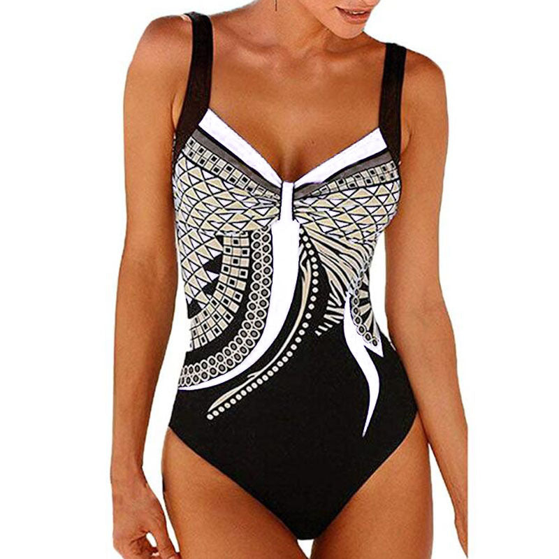 🩱Sniženje na kraju sezone🏊‍♀️2025 Novi kupaći kostim s retro printom